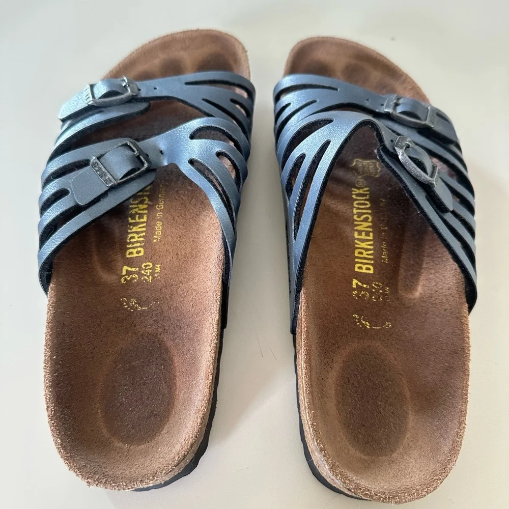Women’s Birkenstock Strappy Cut-Out Buckle Sandals - Picture 3 of 4